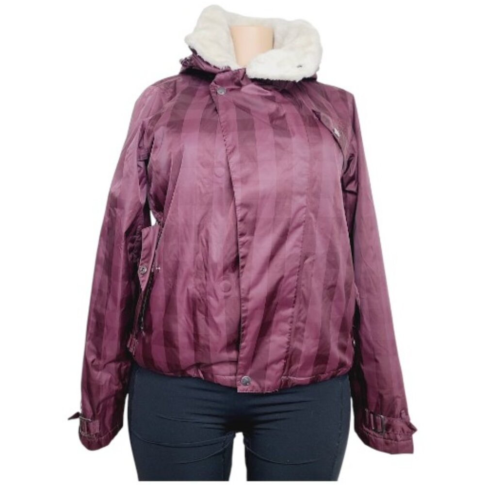 Burton Women's Burgundy Lined Outdoor Ski Snowboarding Jacket‎ Size M